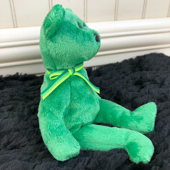 RARE RETIRED Dublin The Bear Ty Beanie Baby 2002 with Hologram NEW Collectible - Picture 4 of 11